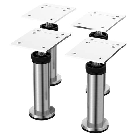 stainless steel cabinet legs|ikea stainless steel table legs.